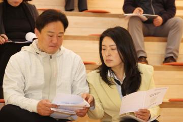 2025년도 행정사무감사 현장확인 - 그림책꿈마루 외부 승강기 설치사업