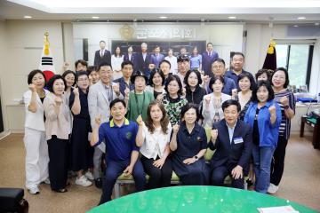 군포1동 주민자치회 시의회 견학