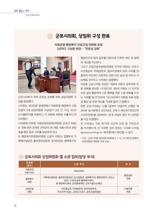 군포소식(2023년 1월호) 대표이미지