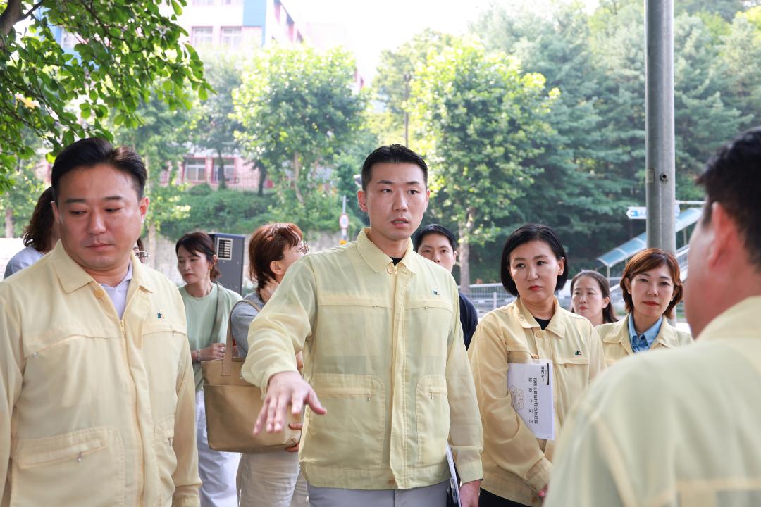 2026년도 행정사무감사 현장확인(4) - 태을초교 보도육교 엘리베이터 설치 검토, 산본IC 일원 교토환경 개선공사