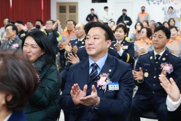 군포소방서 의용소방대 (부)대장 이취임식