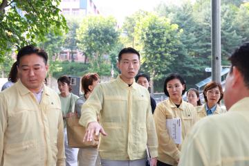 2026년도 행정사무감사 현장확인(4) - 태을초교 보도육교 엘리베이터 설치 검토, 산본IC 일원 교토환경 개선공사