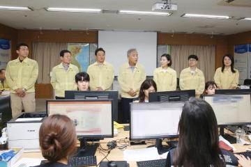 군포시의회, 을지연습 현장 방문 